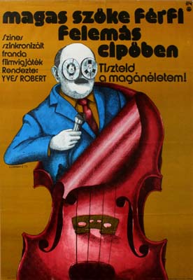 Magas szőke férfi… plakát