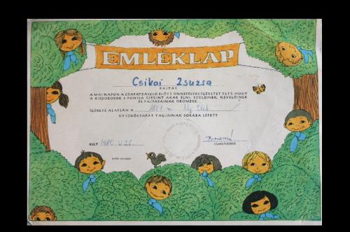 Kisdobos avatási emléklap