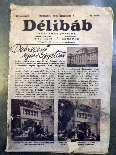 Délibáb színházi hetilap - Debreceni Délibáb színházi hetilap - Debreceni