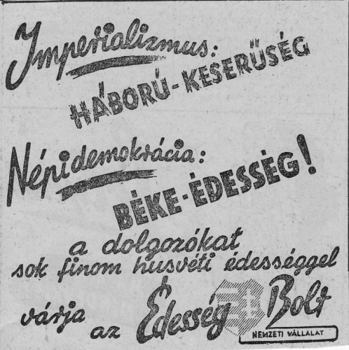 Édesség Bolt NV. Édesség Bolt NV.