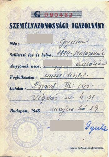 személyazonossági igazolvány személyazonossági igazolvány
