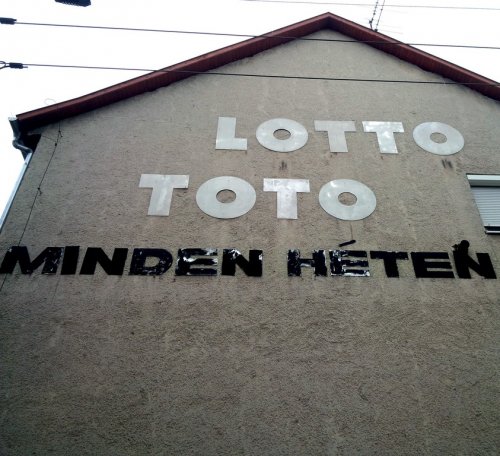 Totó Lottó hirdetés