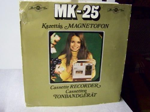 BRG MK 25 magnetofon eredeti dobozában BRG MK 25 magnetofon eredeti dobozában