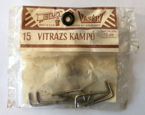 VASÉRT vitrázs kampó