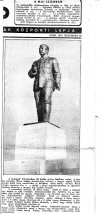 Sztálin szobor felavatása