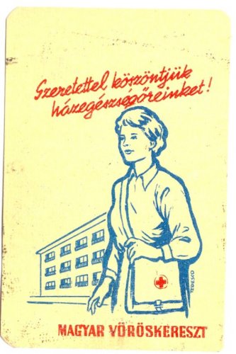 Vöröskereszt kártyanaptár Vöröskereszt kártyanaptár