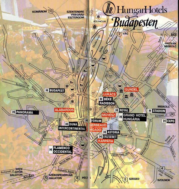 A budapesti szállodák és éttermek