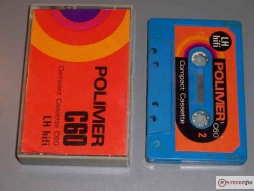 Polimer kazetta C-60  kék