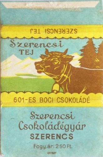 Szerencsi Boci csokoládé