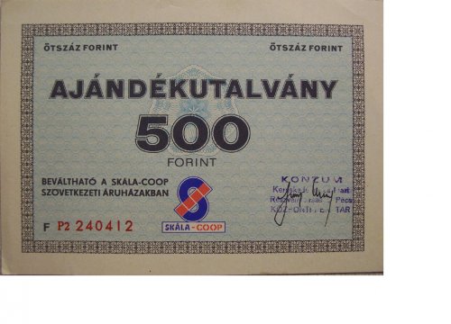 Skála ajándékutalvány