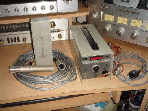 Neumann M582/M62 mikrofon EAG AT501-típ. tápegységgel