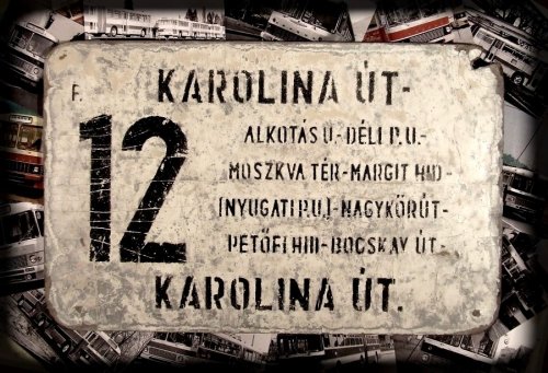 BKV 12-es busztábla BKV 12-es busztábla