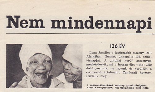 Lena Jantjies 136 éves Lena Jantjies 136 éves