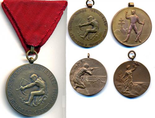 Lövészversenyek érmei