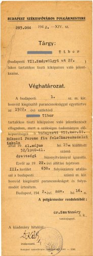 Tartalékos tiszti képzésre jelentkezés Tartalékos tiszti képzésre jelentkezés