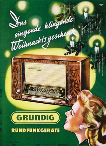 Grundig rádió plakát