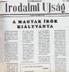 Irodalmi Újság - 1956 október 23