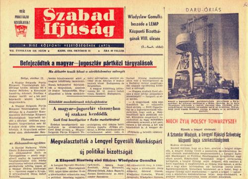 Szabad Ifjúság - 1956 október 23