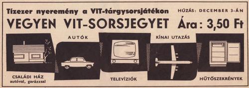 VIT sorsjegy VIT sorsjegy