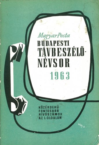 Budapesti telefonkönyv Budapesti telefonkönyv