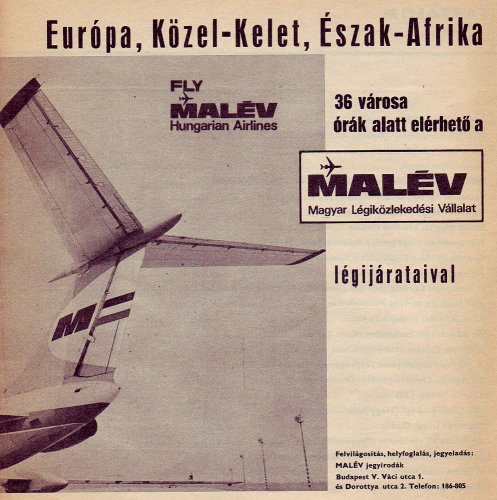 Malév reklám Malév reklám