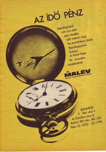 Malév reklám