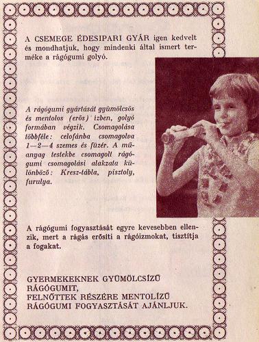 Csemege rágógumi Csemege rágógumi