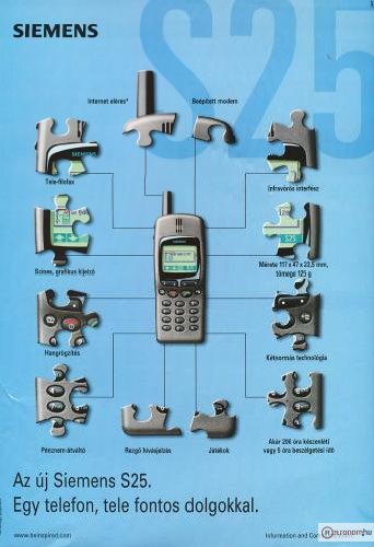 Simens mobiltelefon S25