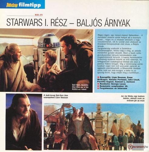 Star Wars - Baljós Árnyak Star Wars - Baljós Árnyak
