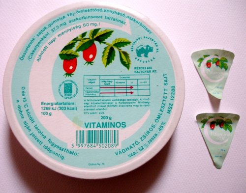 Vitaminos sajt doboza