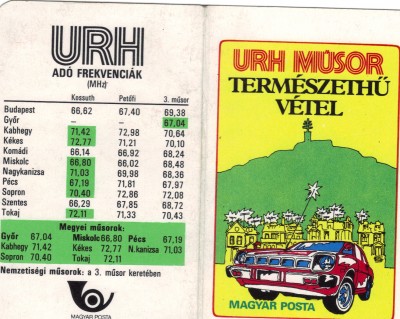 Posta kártyanaptár Posta kártyanaptár