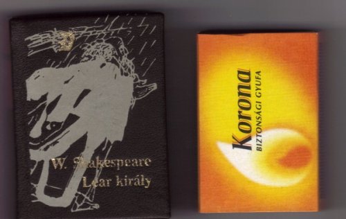 Lear király minikönyv Lear király minikönyv