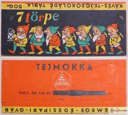 Hét törpe csokoládé