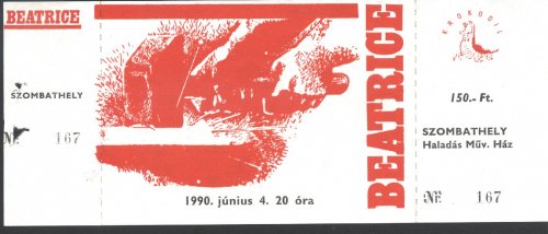 Beatrice koncertjegy Beatrice koncertjegy