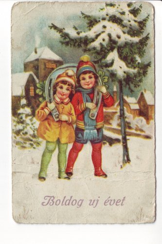 Boldog új évet képeslap Boldog új évet képeslap