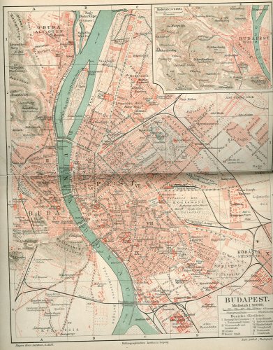 Budapest térkép 1900 ból Budapest térkép 1900 ból