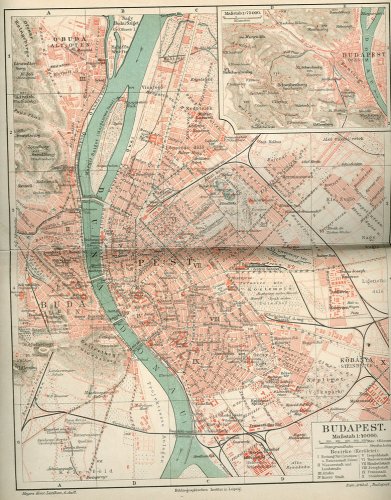 Budapest térkép 1900 ból