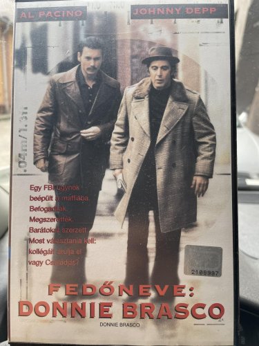 Fedőneve: Donnie Brasco vhs kazetta Fedőneve: Donnie Brasco vhs kazetta