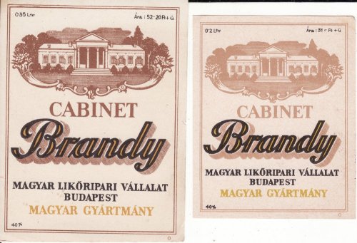 Brandy italcímke Brandy italcímke
