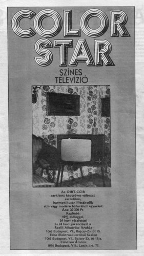 Videoton Color Star televízió