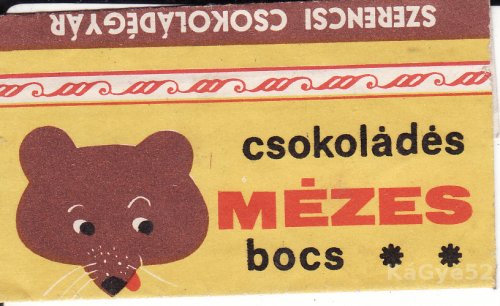 Mézes bocs csokipapír