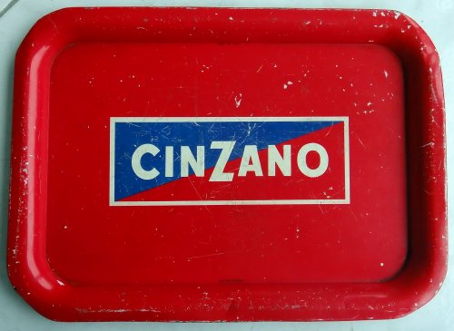 Cinzano tálca
