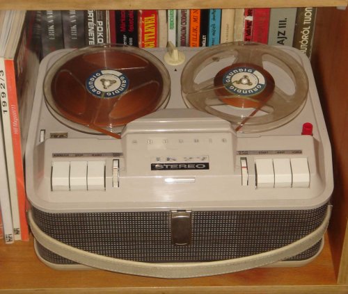 Grundig TK-27 szetereó csöves magnó 1963-ból - ékszerdoboz - 