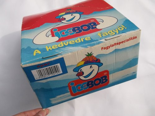 Icebob jégkrém doboza