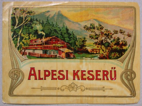 Alpesi keserű címke