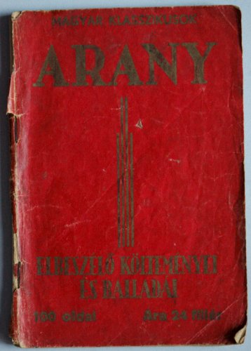Arany János kötet Arany János kötet