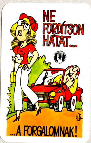 Közlekedj Okosan (kártyanaptár 1982)