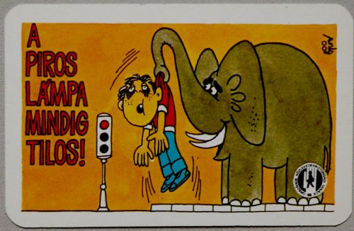 Közlekedj Okosan (kártyanaptár 1982)