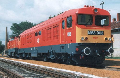 MÁV M63 DVM-10 mozdony MÁV M63 DVM-10 mozdony