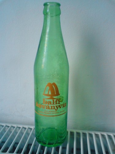 Balfi ászványvízes üveg